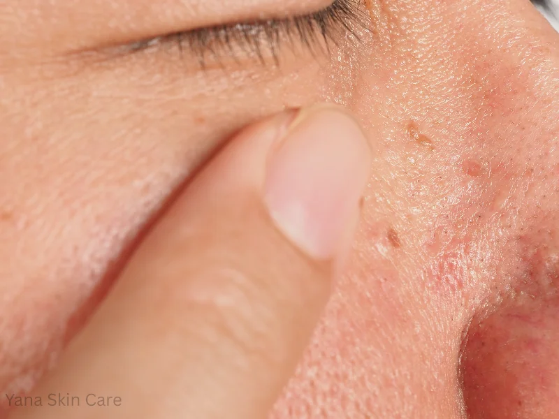 skin tag under eye removal
