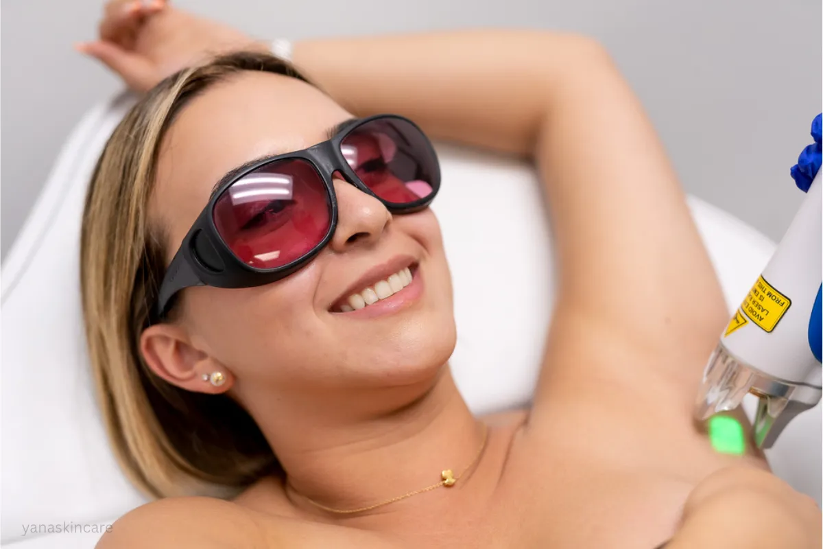 laser hair removal post treatment