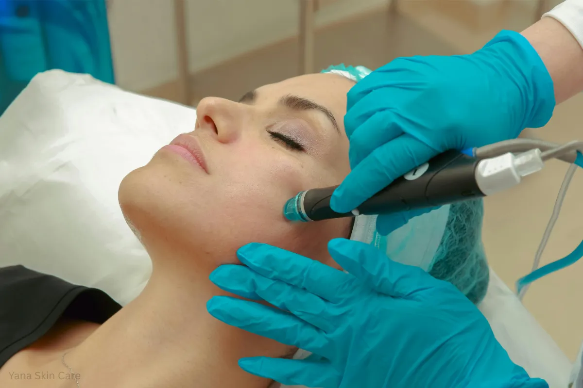 breaking out after hydrafacial