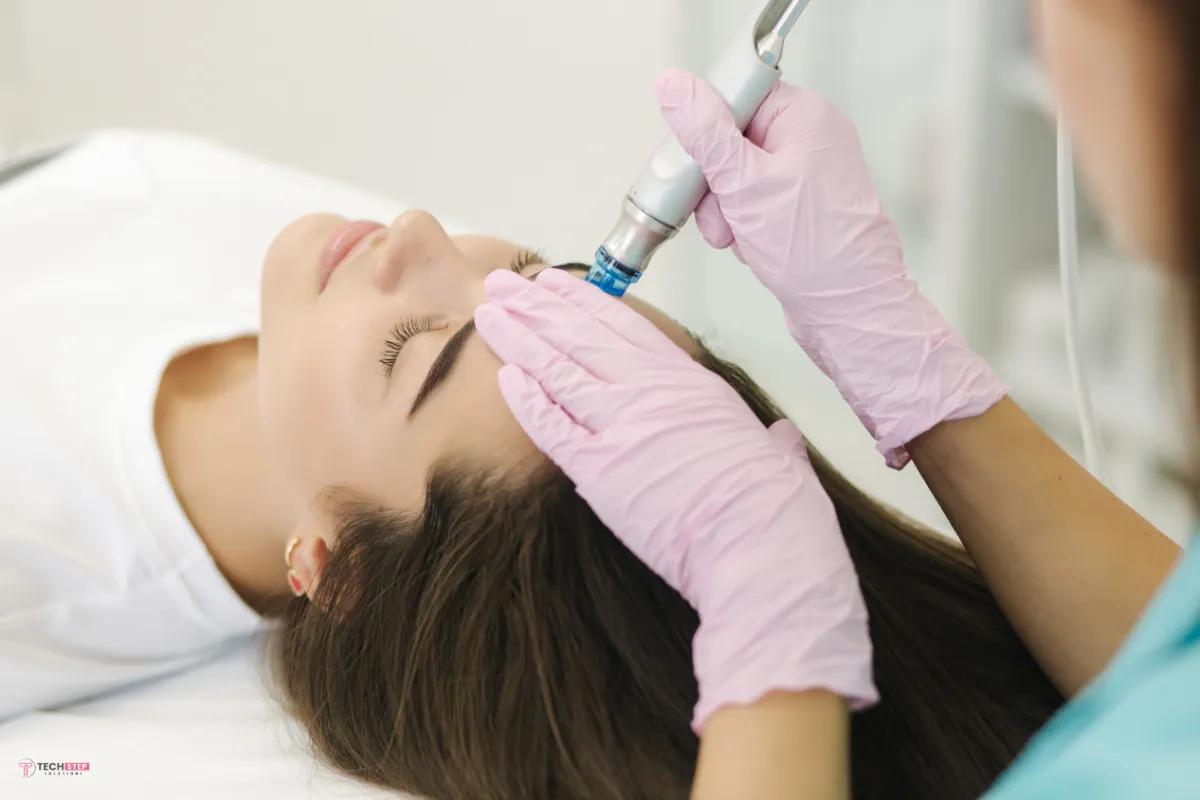 HydraFacial before and after